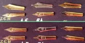 老鋼筆 筆尖 寫特利小花尖35mm 6號大片尖筆幅f/ef 金豪100書法尖派克 parker 百樂 寫樂 白金
