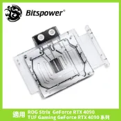 Bitspower Nebula 系列顯示卡水冷頭  適用 ROG Strix 與 TUF Gaming GeForce RTX 4090 系列