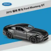 和風選集 【1:24合金仿真】福特野馬模型 跑車模型 汽車模型 合金車模 收藏模型 展示模型 精緻內飾 可開門 2015款Mustang GT 仿真比例 車迷必收
