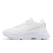 Puma 休閒鞋 Cassia Rose 女鞋 白 全白 厚底增高 小白鞋 復古 運動鞋 [ACS] 39391202