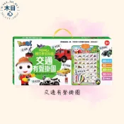 【木目心】風車 Food超人觸控學習掛圖 交通有聲掛圖