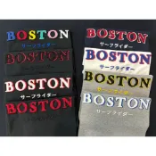SURFRIDER 純棉厚磅短袖文字款   BOSTON  (男款)
