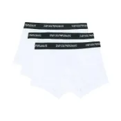 (店+)【EMPORIO ARMANI】/阿瑪尼 logo腰邊四角褲 男款 白色