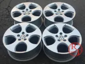 【RT 捷運 輪胎】福斯 VW GOLF 原廠 17吋 5孔112 7.5J ET51 中心57 銀 (極新)