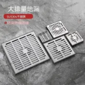 『哆啦A夢百寶袋』👀下殺室外排水304不鏽鋼大尺寸口徑地漏陽臺戶外花園庭院110管20 30CM