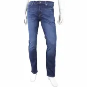 HUGO BOSS 708 Slim fit 經典彈性修身藍色直筒牛仔長褲(男款)