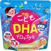 (店+)【UnimatRiken】 【日本直送】UNIMAT RIKEN 兒童DHA軟糖 90粒 橘子風味 咀嚼型營養補充 可愛零食型DHA