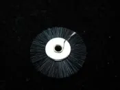 毛絲輪 黑毛 平丸型-2.34mm帶柄拋光輪22.5mm 孔直徑2.3mm