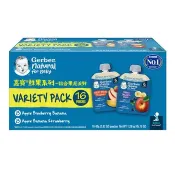 【Costco好市多】嘉寶綜合果泥派對 80公克 X 16入 Gerber Fruit Pouches 80 g X 16-Pack