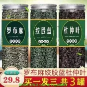 【現貨可開發票】罐裝·新疆羅布麻杜仲葉絞股藍組合泡水喝