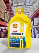【4%點數】『油工廠』Shell Advance AX5 scooter 10W30 礦物 機油 0.8L HONDA 通勤 外送【樂天APP下單限定】