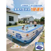 【宅配到家🚚】充氣游泳池 兒童家用加厚寶寶嬰兒大型戶外水池 小孩家庭大人戲水池 充氣泳池 兒童泳池 大地游泳池