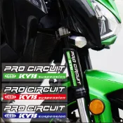 HONDA 山葉 2 件/KYB 反光前叉貼紙懸架減震器減震器貼花摩托車配件貼紙適用於 Duke KTM 本田貝納利雅馬