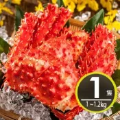 華得水產 智利熟凍帝王蟹1隻(1-1.2kg/隻)