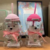 【LL🔥免運】韓國🇰🇷限定新品 🐻2026星巴克 限定粉色小熊玻璃杯 咖啡杯禮物 粉紅系小熊