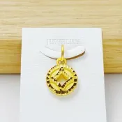 金泰源銀樓 純金 9999 黃金 5G 古錢 招財 立體 空心 配件 墜子 項鍊 吊墜 女生 女款 男生 T90