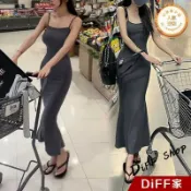 源一商社 吊帶連衣裙 連身裙 洋裝 套裝 女裝 裙裝 小可愛 背心裙 韓版洋裝 氣質洋裝 露背洋裝 長版洋裝