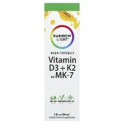【iHerb】彩虹燈, Vitamin D3 + K2 as MK-7, 2 fl oz (59 ml)