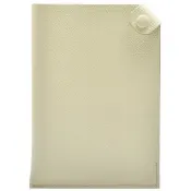 【Hermes 愛馬仕】經典Tarmac系列Epsom牛皮釦式護照夾(淡黃色H057946CK-PALE YEL)