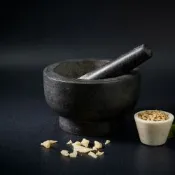 《COLE & MASON》英國 Clavering花崗岩磨搗組(19.5cm) | 研磨缽 搗泥器 搗缽