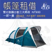 迪迪DIDI露營｜三天兩夜900元 迪卡儂一房一廳充氣黑黑帳4.1藍色帳篷出租 租帳篷 帳篷租借