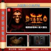 NS 《 暗黑破壞神2 獄火重生 煉獄版 》 繁中數位版 官方序號 您自儲 SWITCH 打寶 可連線【傳說姐姐電玩】