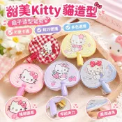 【甜美Kitty貓造型】髮夾 扇子造型 劉海夾 卡通髮夾 ins風 少女髮夾 清新發卡 甜妹必備 創意髮飾