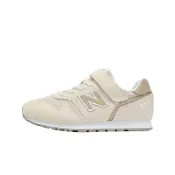New Balance 休閒鞋 373 寬楦 中童 小朋友 米白 麂皮 魔鬼氈 運動鞋 [ACS] YV373TM2-W