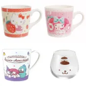 【日貨】三麗鷗SANRIO 馬克杯 玻璃杯系列 凱蒂貓 美樂蒂 酷洛米 布丁狗 雙子星 大耳狗