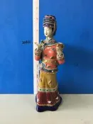 石灣陶美女公擺飾