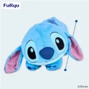 【正版日貨】日本 FURYU 布偶 娃娃 大頭 抱枕 景品 迪士尼 史迪奇 趴姿 禮物