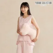 YVONNE 以旺傢飾 條紋小骨頭抱枕-貝殼粉