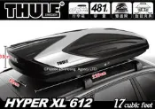【MRK】都樂 THULE HYPER XL 612 黑底白紋雙開行李箱 車頂箱 Excellence XT