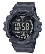 台灣卡西歐公司貨【時間光廊】CASIO 卡西歐 十年電力 大錶徑 AE-1500WH-8B 防水100公尺 五組鬧鈴