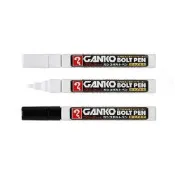 【日本 寺西 GANTEN】耐水 速乾 工業用 耐磨 油漆筆 2.0mm /支 MKOBP(黑/白)