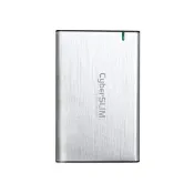 【CyberSLIM】B25U31 2.5吋硬碟外接盒 銀色 Type-c(usb3.1傳輸)