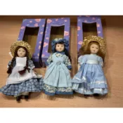 （全新）Porcelain Doll 陶瓷娃娃 5“ （高約15公分） 復古娃娃 擺飾 俄羅斯瓷器洋娃娃 收藏 紀念品