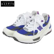 【DOKODEMO】New Balance U99278L 美國製造 992 低筒運動鞋，男款，藍紫色，尺寸 26.5cm（美國碼）8 1/2（二手）