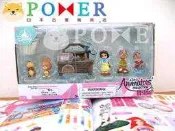 ☆POMER☆香港迪士尼樂園 絕版正品 白雪公主 七矮人 小矮人 小動物 兔子 松鼠 櫥櫃 立體公仔 盒裝 精緻 擺件