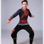 ⭐免運⭐2023新款打鼓服演出服男成人中國風民族舞蹈舞龍舞獅腰鼓秧歌服裝