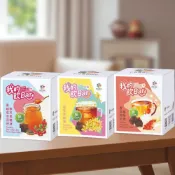 (店+)【食在美好】我的飲bar 黑糖塊飲品-桂花/雪耳枸杞/蔓越莓奇亞籽寒天黑糖凍/蘋果紅棗薑(17gx16入/盒;口味任選)