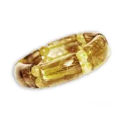 【金石盟】天然鈦晶手排寬版手排(重73克寬17.5mm)