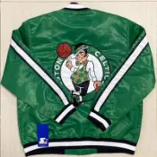 正版 STARTER BOSTON 塞爾蒂克 棒球外套 夾克 NBA 嘻哈 饒舌 美版 尺寸S/XXL