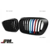 JPM Carbon 水箱護罩 鼻頭 消光黑+三色 單槓 BMW E46 前期 4門 3系列