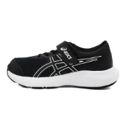 新竹兩隻老虎親子舘 ASICS 亞瑟士 CONTEND 9 PS 魔鬼氈 運動鞋 中童 黑白 S0766 (1014A338-002)