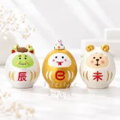 【現貨】日本DECOLE concombre 新年 巳年 達摩 公仔擺飾 緣起物