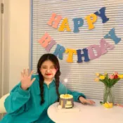 （現貨秒出）馬卡龍色加厚無紡布HappyBirthday拉旗/周歲週歲生日快樂派對裝飾英文字母不織布背景布掛布