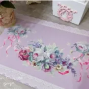 小羊兒鄉村家居 ｛現貨 附發票｝現貨速發 夢幻廚房浴室吸水地毯 高品質 防滑 吸水力超強 超美 生活用品 居家生活 地墊 裝飾墊 玫瑰