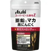 (店+)【ASAHI 朝日】朝日 超級啤酒酵母Z 鋅&瑪卡 大蒜 20日份 黑色 300粒