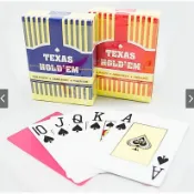 ♠️德州撲克牌 ♥️塑膠 大字 TEXAS HOID'EM  可水洗